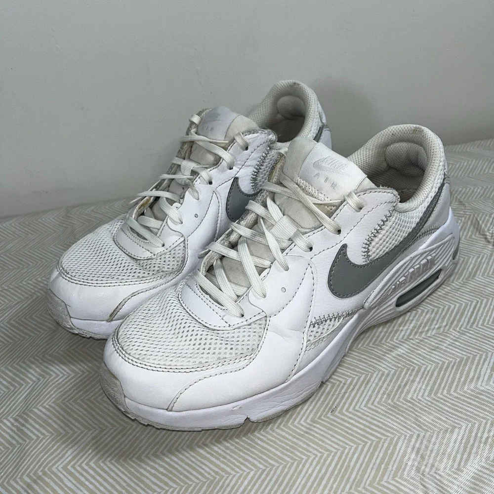 Nike Air Max Excee Womens‎ Sneakers 8.5 Pure White Running Shoes CD5432-114